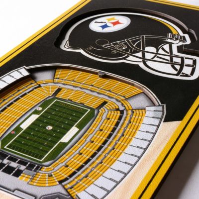 YouTheFan NFL Pittsburgh Steelers 3D Stadium 6x19 Banner - Heinz Field