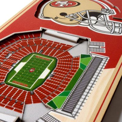 YouTheFan NFL San Francisco 49ers 3D Stadium 6x19 Banner - Levi's Stadium