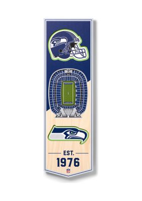 YouTheFan NFL Seattle Seahawks 3D Stadium 6x19 Banner - CenturyLink Field