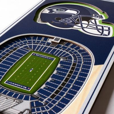 YouTheFan NFL Seattle Seahawks 3D Stadium 6x19 Banner - CenturyLink Field