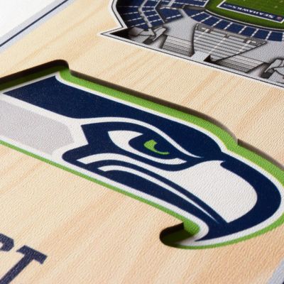 YouTheFan NFL Seattle Seahawks 3D Stadium 6x19 Banner - CenturyLink Field