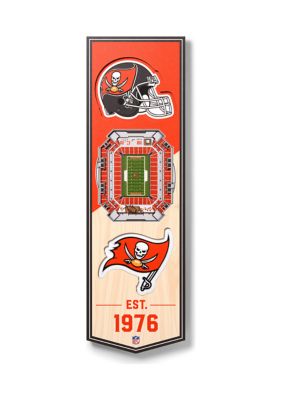 YouTheFan NFL Tampa Bay Buccaneers 3D Stadium 6x19 Banner - Raymond James Stadium