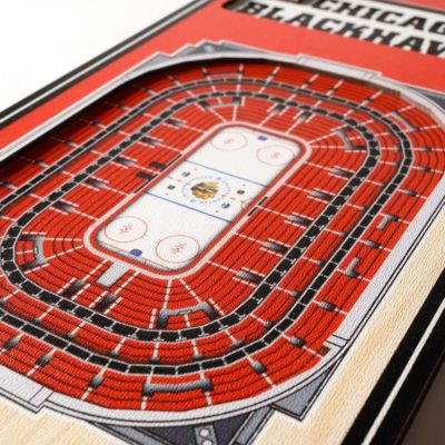 YouTheFan NHL Chicago Blackhawks 3D Stadium 6x19 Banner - United Center