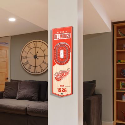 YouTheFan NHL Detroit Red Wings 3D Stadium 6x19 Banner - Little Caesars Arena