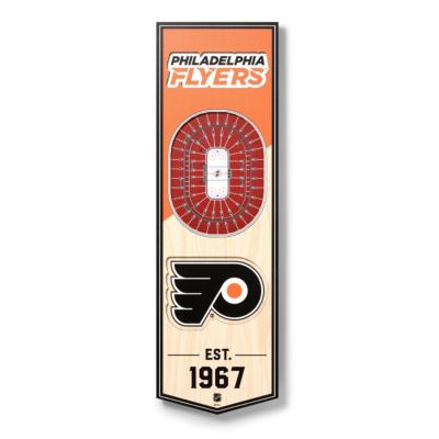 YouTheFan NHL Philadelphia Flyers 3D Stadium 6x19 Banner - Wells Fargo Center