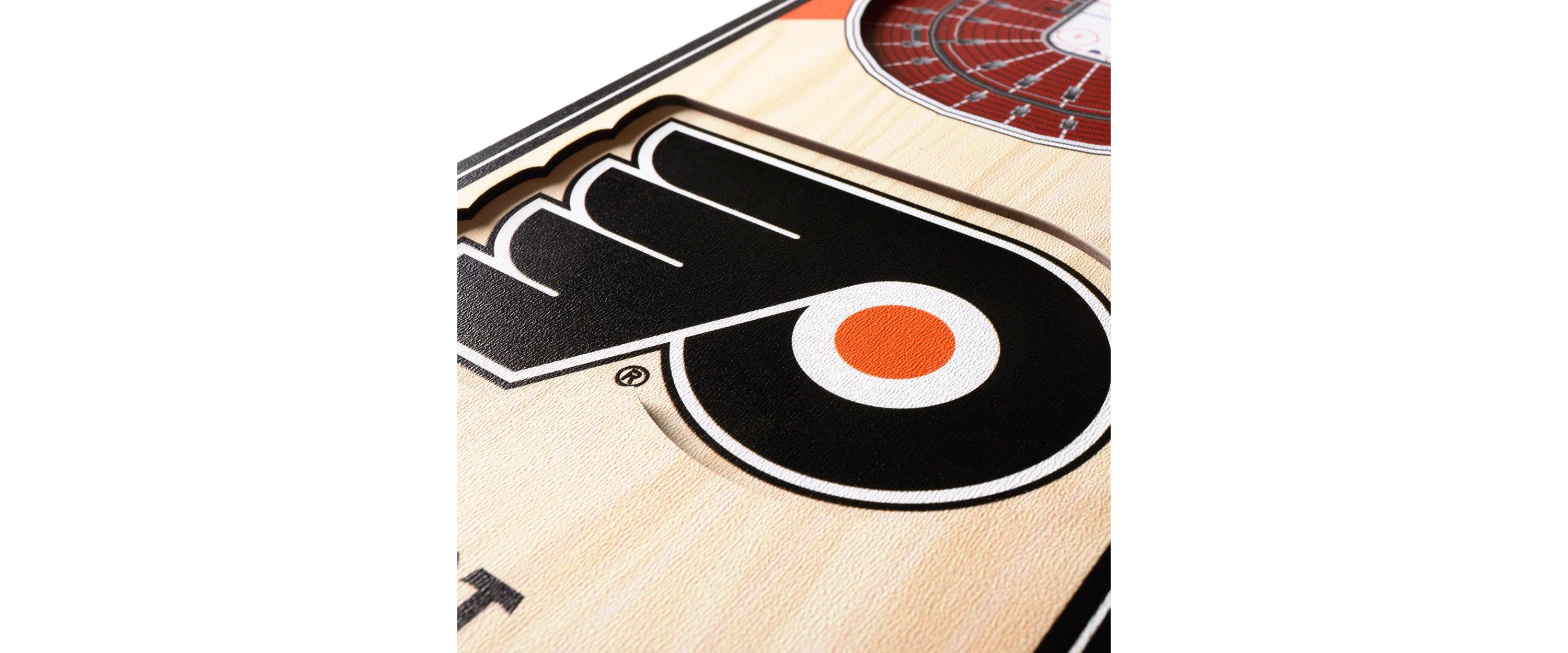 YouTheFan NHL Philadelphia Flyers 3D Stadium 6x19 Banner - Wells Fargo Center