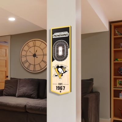 YouTheFan NHL Pittsburgh Penguins 3D Stadium 6x19 Banner - PPG Paints Arena