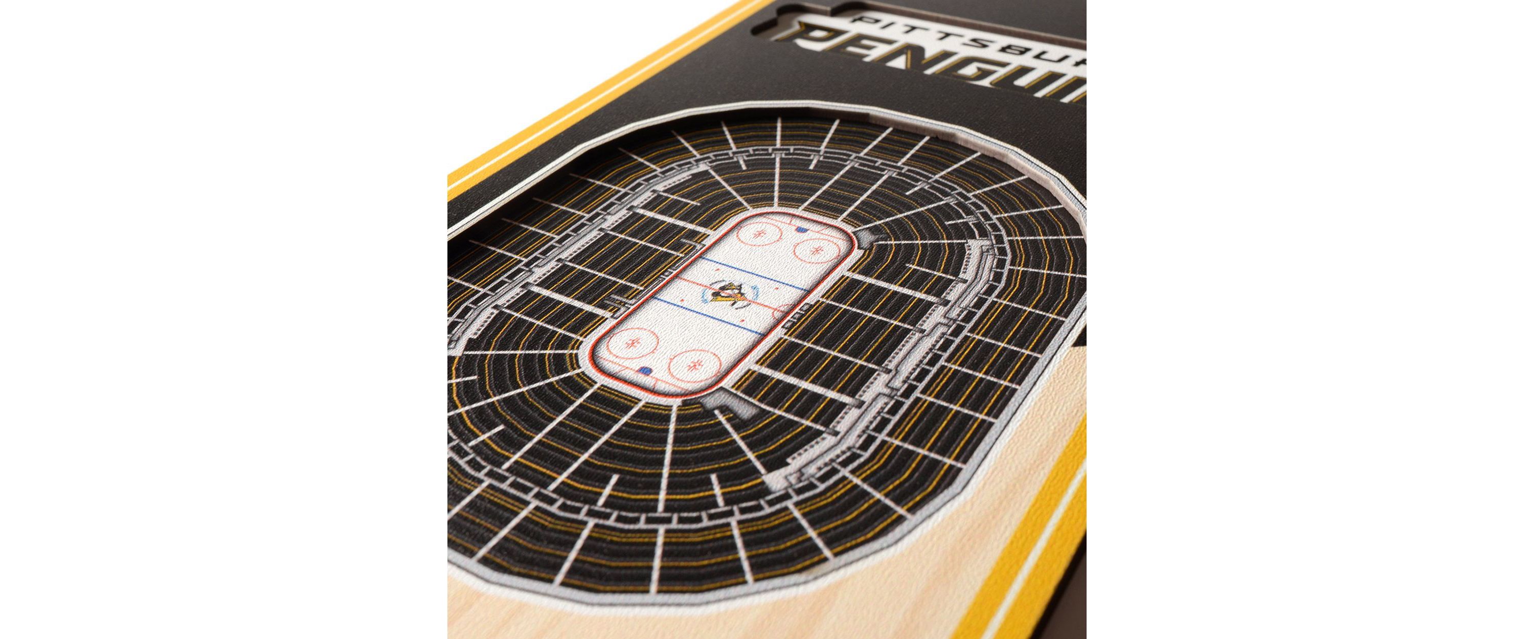 YouTheFan NHL Pittsburgh Penguins 3D Stadium 6x19 Banner - PPG Paints Arena
