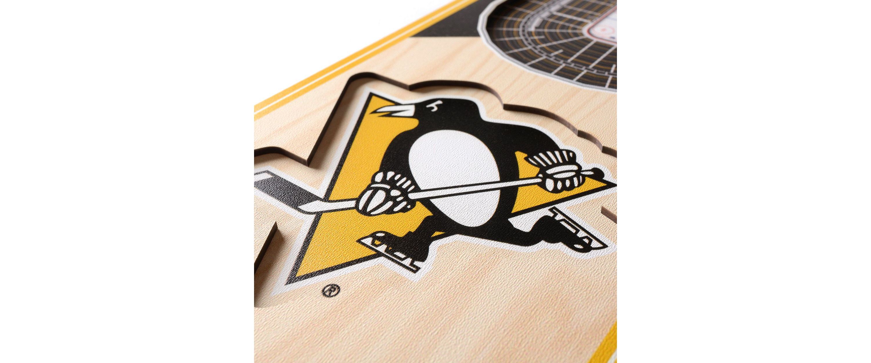 YouTheFan NHL Pittsburgh Penguins 3D Stadium 6x19 Banner - PPG Paints Arena