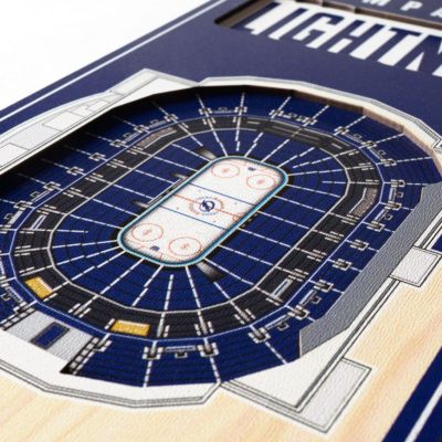 YouTheFan NHL Tampa Bay Lightning 3D Stadium 6x19 Banner - Amalie Arena