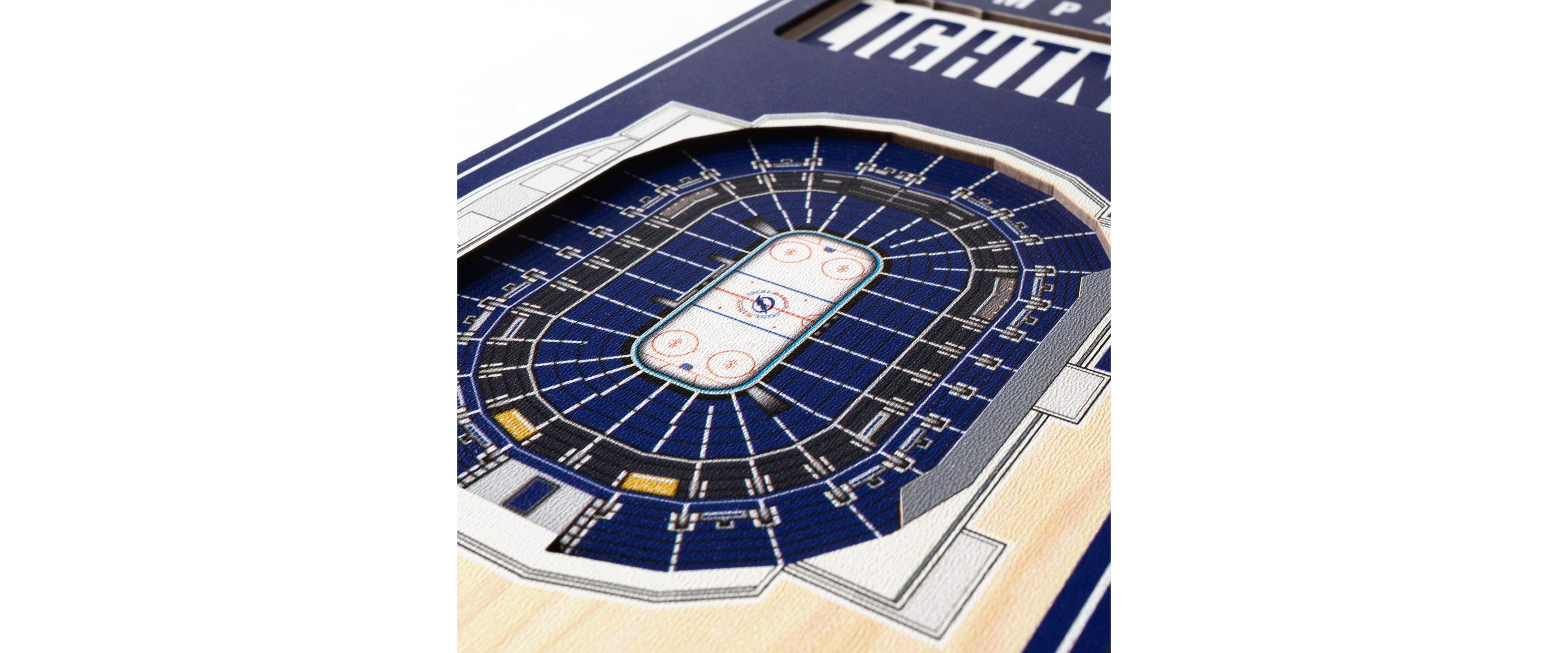 YouTheFan NHL Tampa Bay Lightning 3D Stadium 6x19 Banner - Amalie Arena