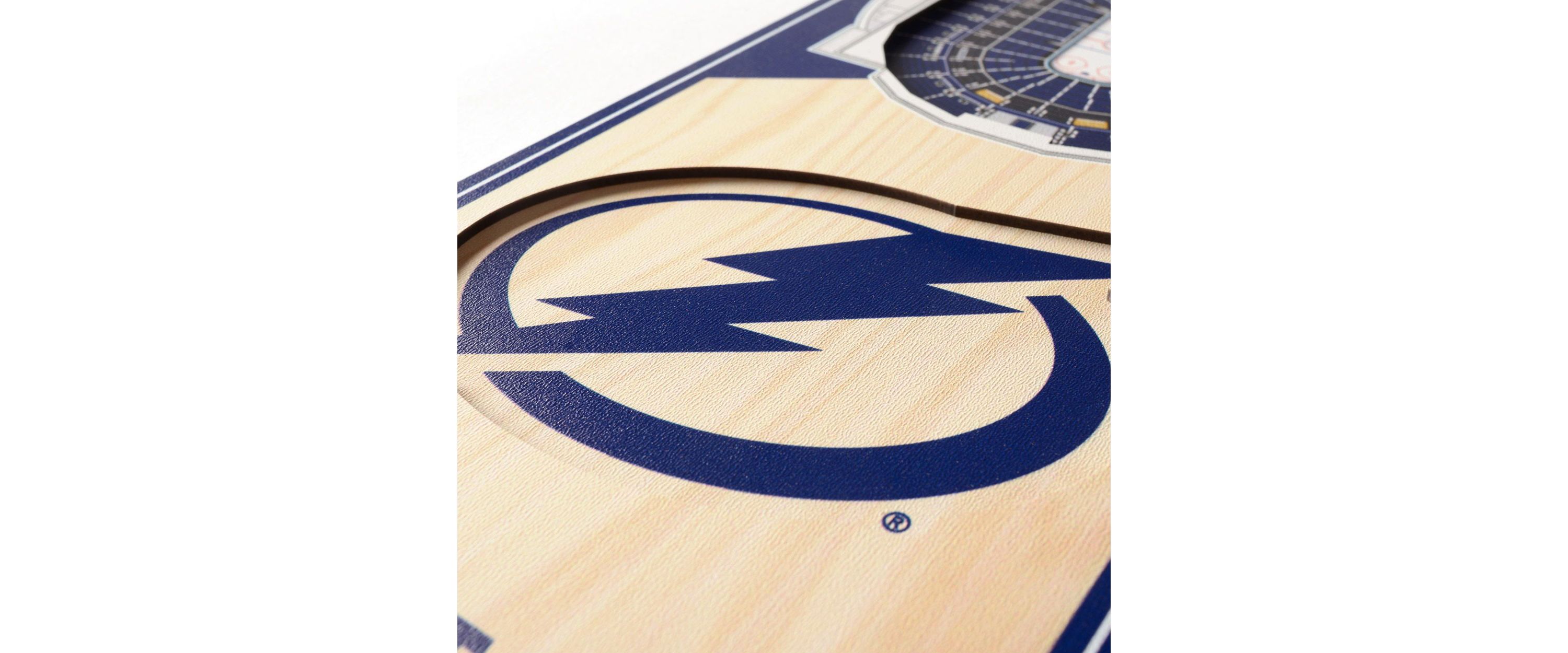 YouTheFan NHL Tampa Bay Lightning 3D Stadium 6x19 Banner - Amalie Arena