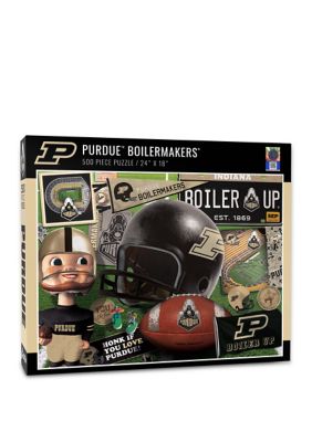 YouTheFan NCAA Purdue Boilermakers FB Retro Series 500pc Puzzle