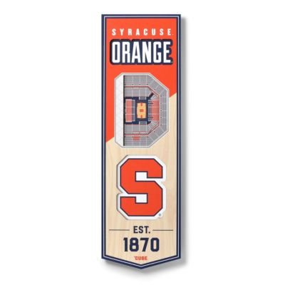 YouTheFan NCAA Syracuse Orange 3D Stadium 6x19 Banner - Carrier Dome