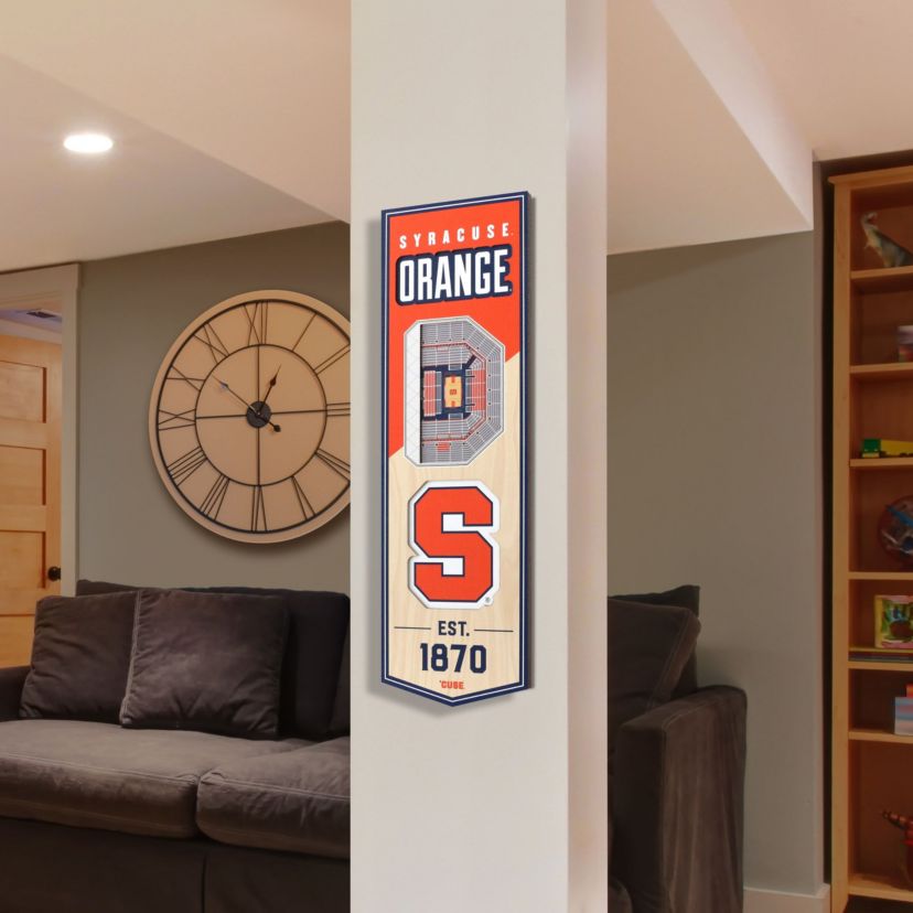 YouTheFan NCAA Syracuse Orange 3D Stadium 6x19 Banner - Carrier Dome
