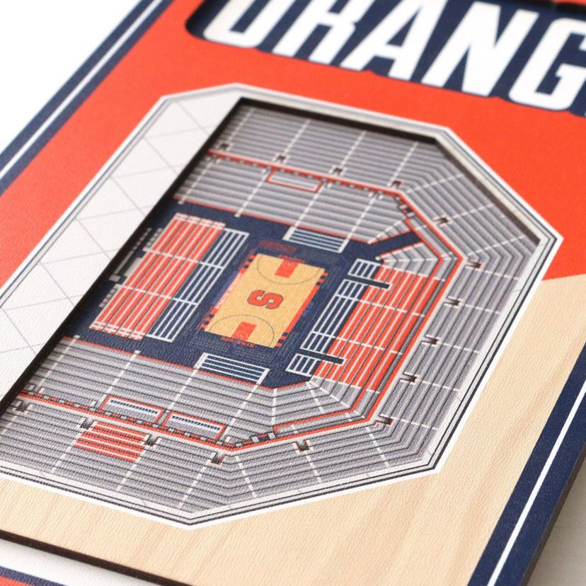 YouTheFan NCAA Syracuse Orange 3D Stadium 6x19 Banner - Carrier Dome