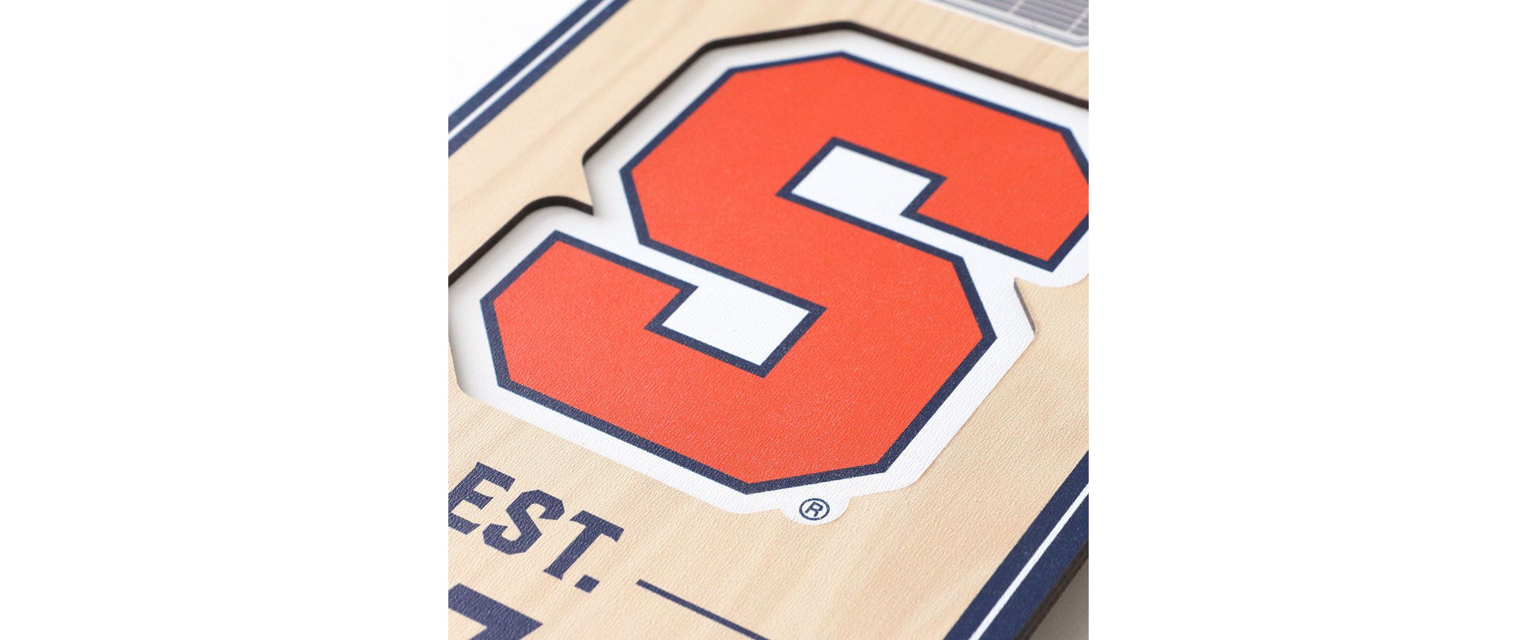 YouTheFan NCAA Syracuse Orange 3D Stadium 6x19 Banner - Carrier Dome