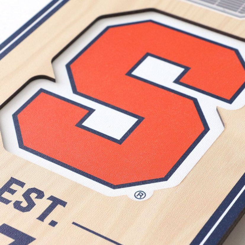 YouTheFan NCAA Syracuse Orange 3D Stadium 6x19 Banner - Carrier Dome