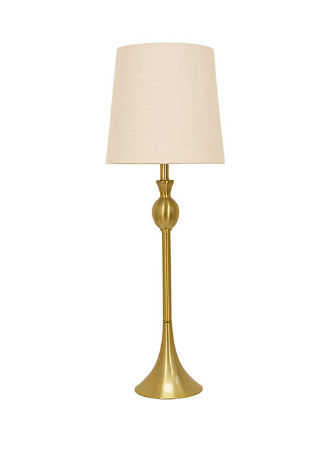 Décor Therapy Wynn Brushed Bass Buffet Lamp