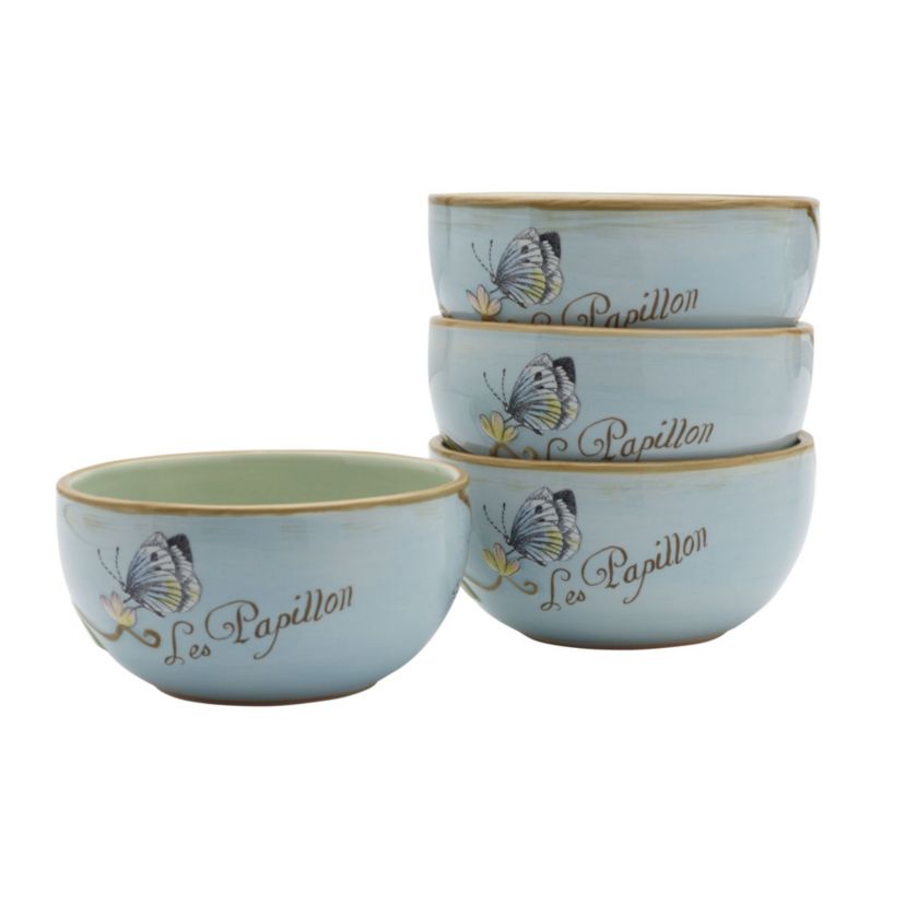 Toulouse Small Bowl, Green, Set of 4