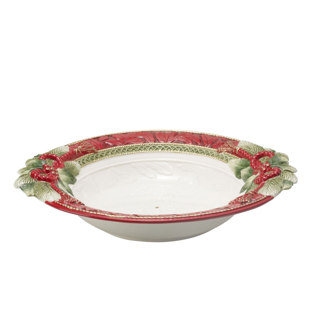 Holiday Home 16-in Large Serve Bowl