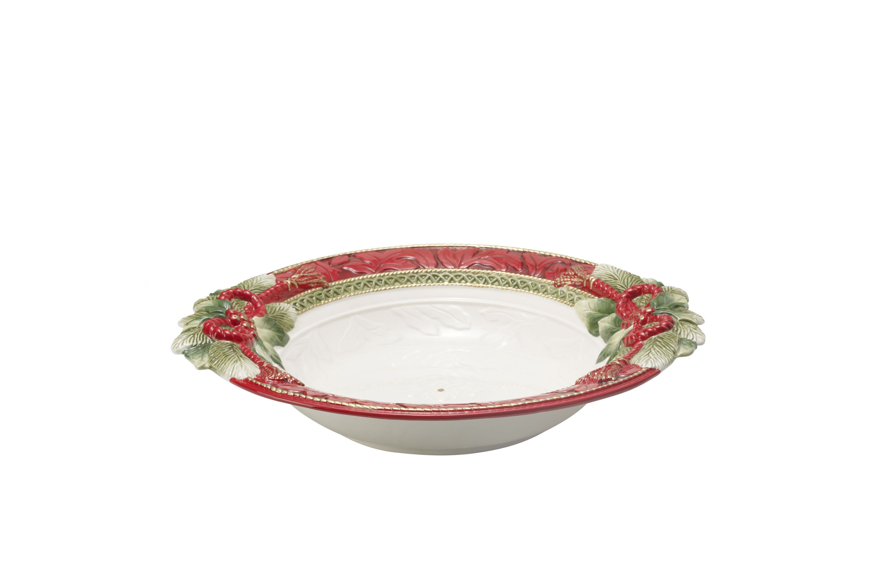Holiday Home 16-in Large Serve Bowl