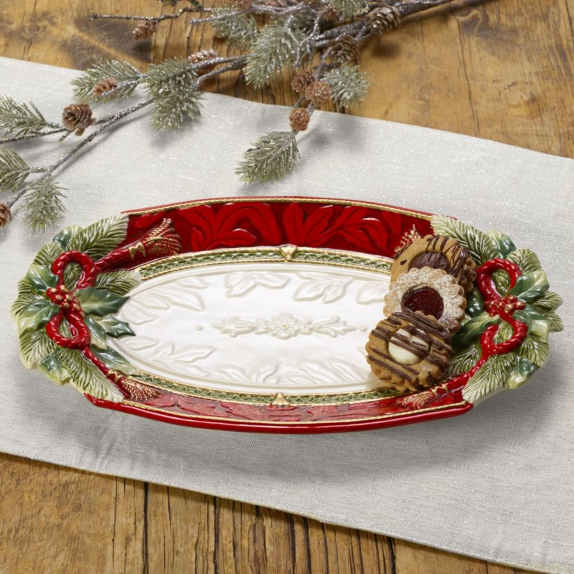 Holiday Home 13.5-in Small Platter