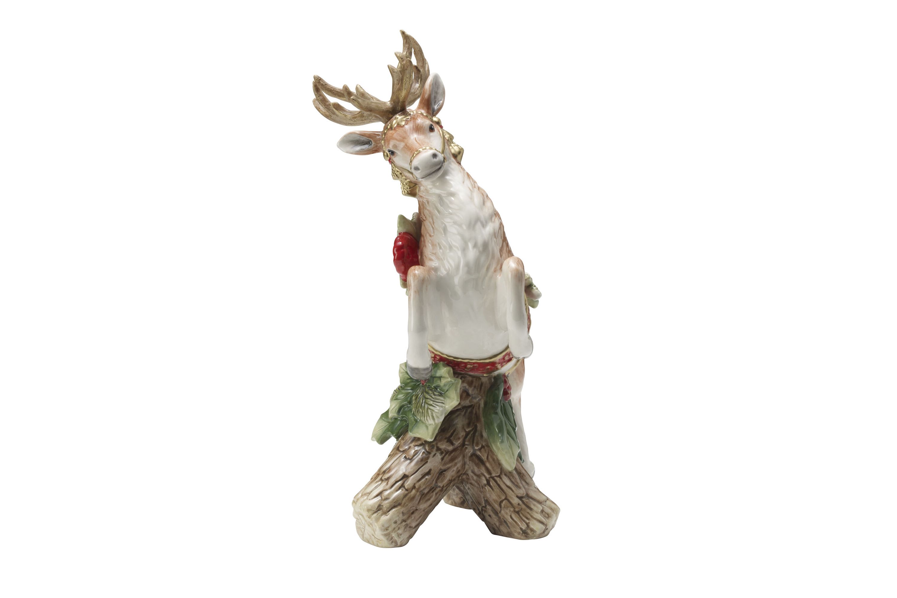 Holiday Home Leeping Deer Candleholder