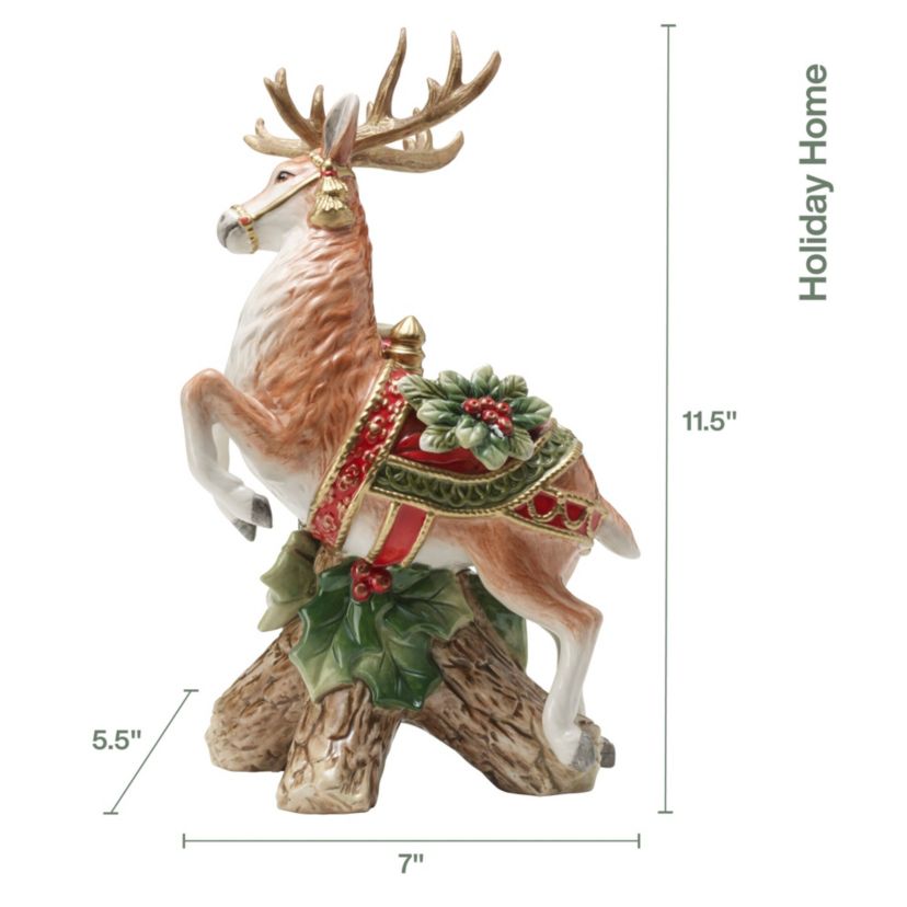 Holiday Home Leeping Deer Candleholder