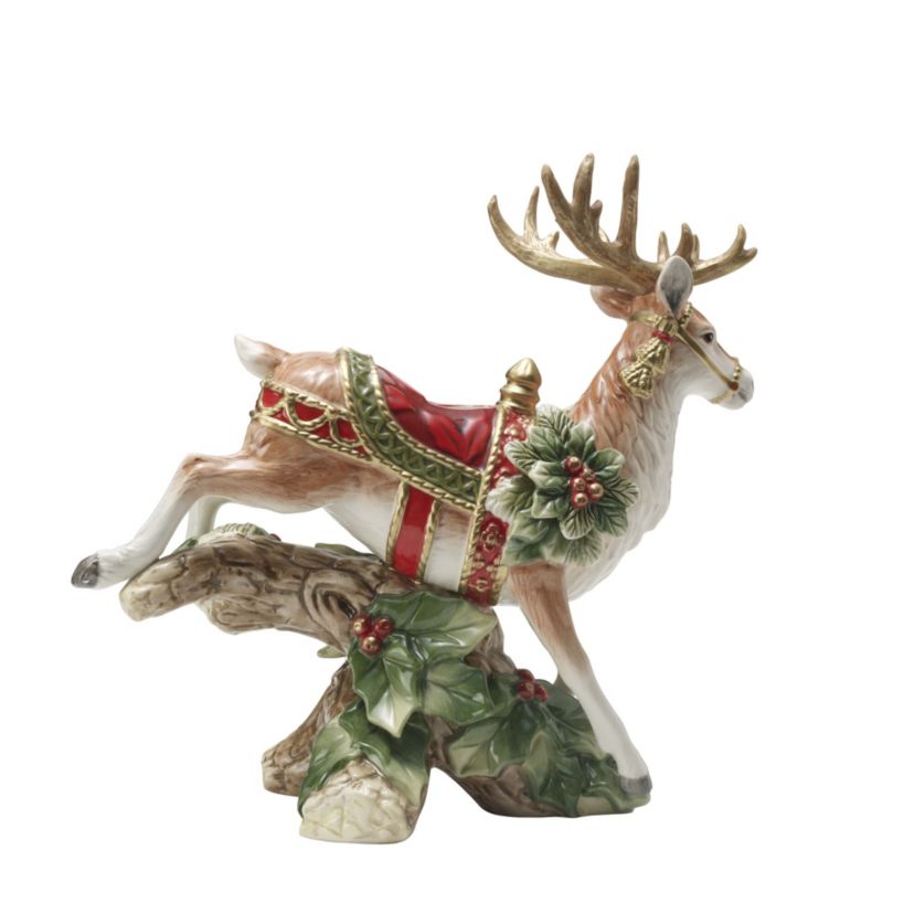 Holiday Home Landing Deer Candleholder