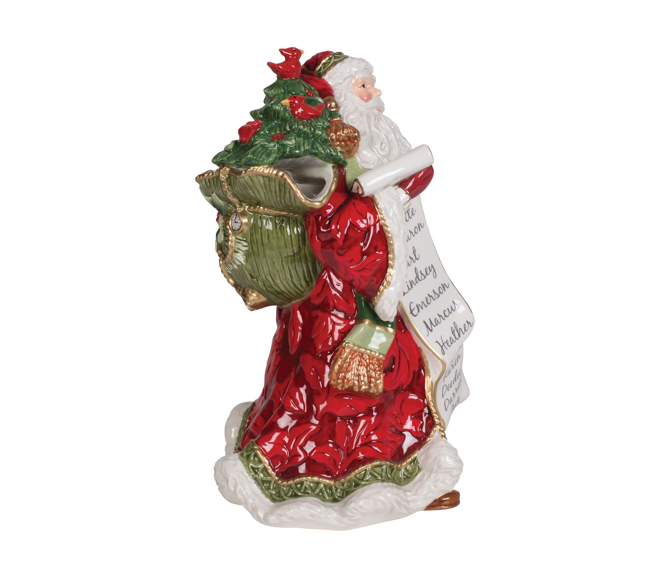 Holiday Home 11.75-in Santa Pitcher