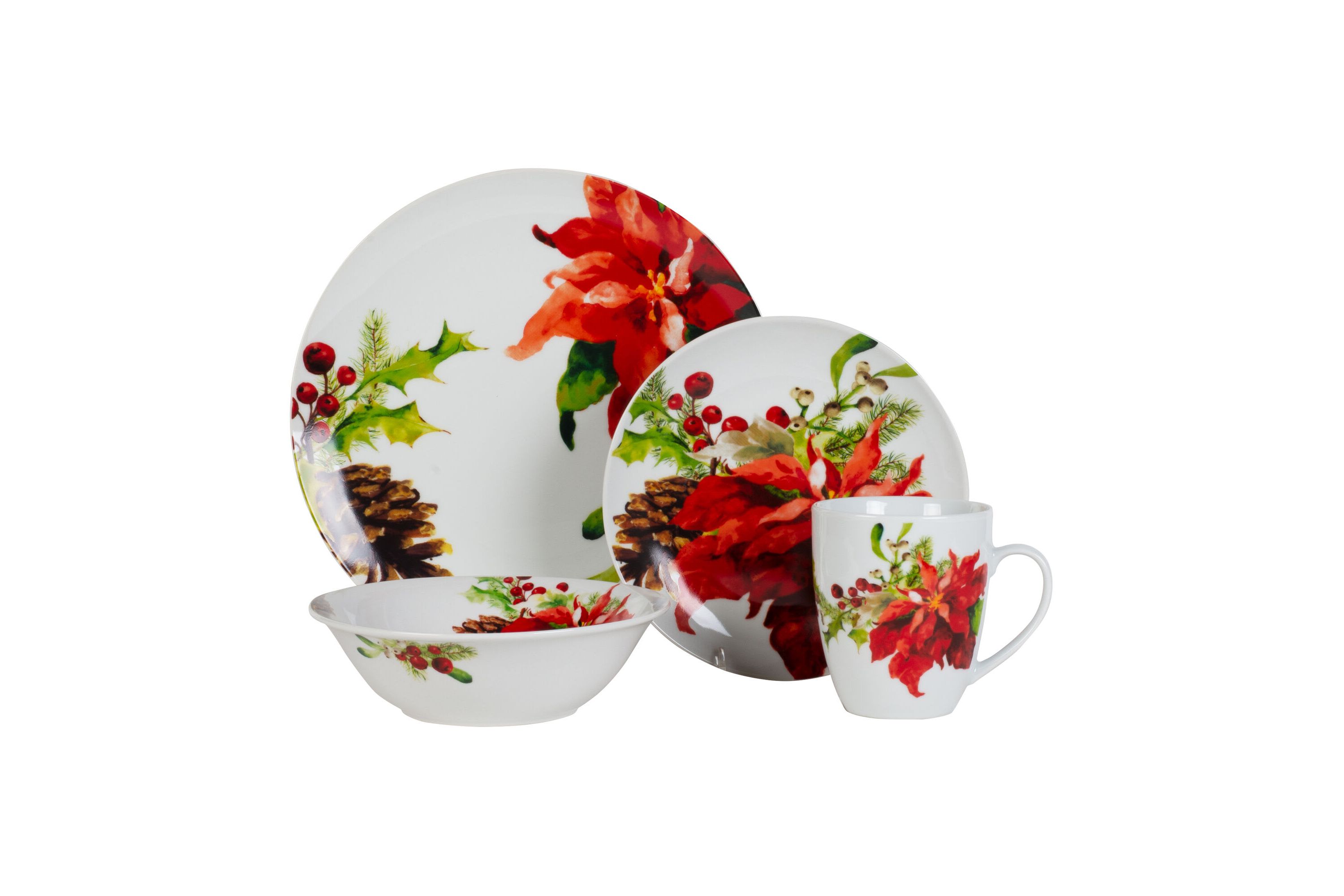 Holiday Home 32-pc Dinnerware Set, Service for 8