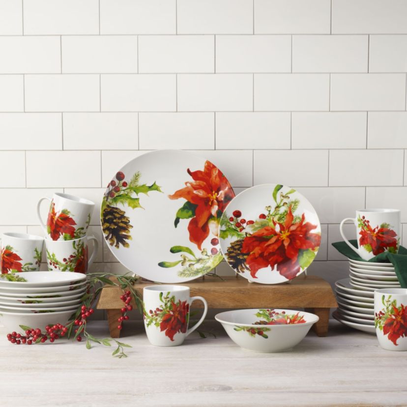 Holiday Home 32-pc Dinnerware Set, Service for 8