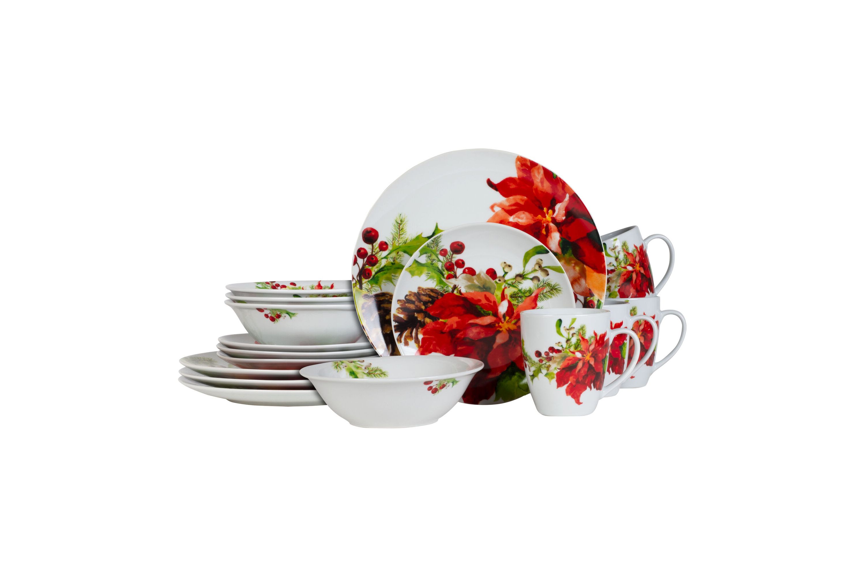 Holiday Home 32-pc Dinnerware Set, Service for 8