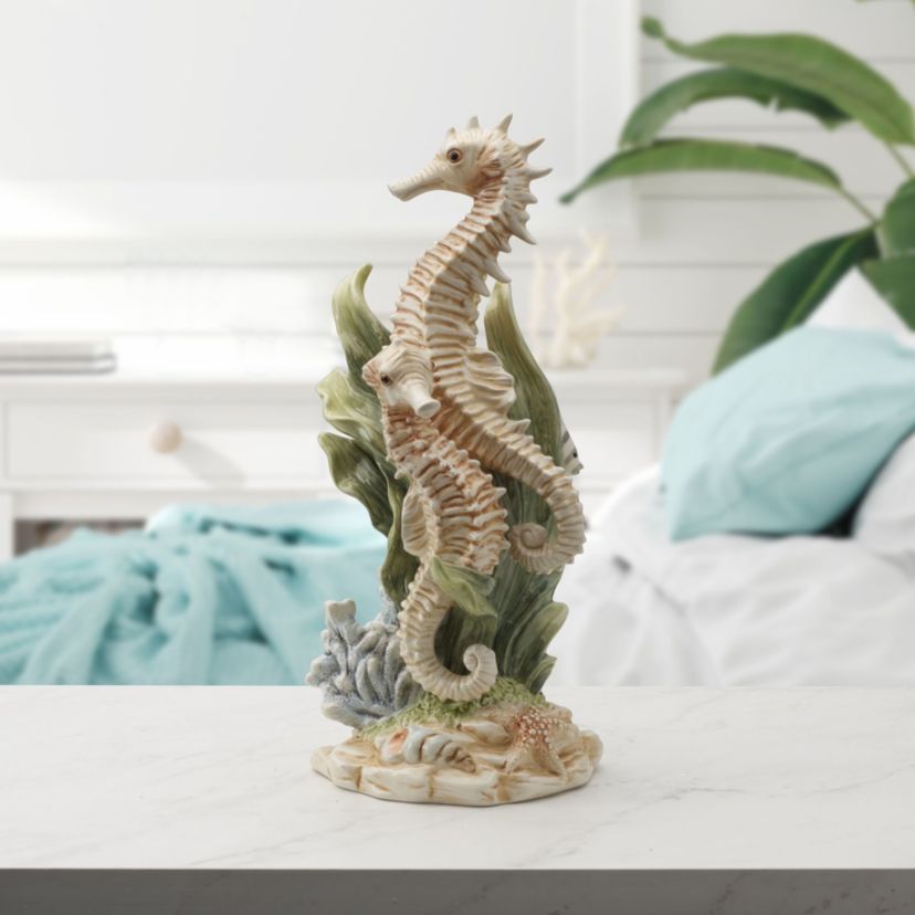 Coastal Home Seahorse Figurine