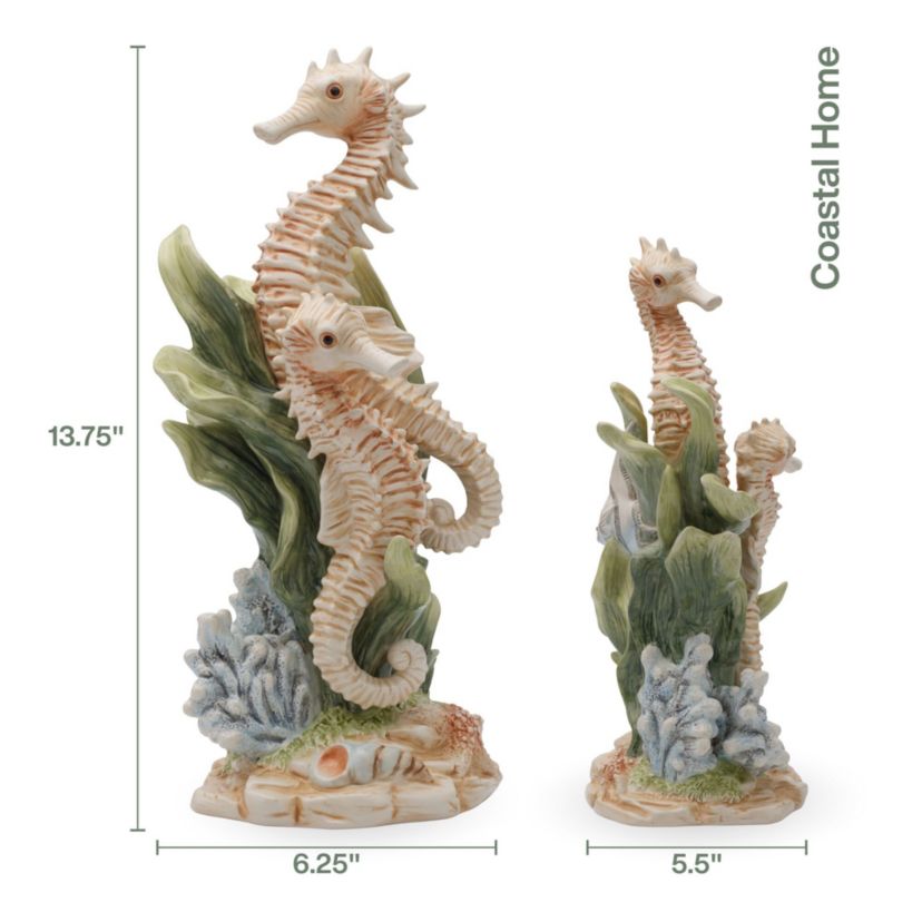 Coastal Home Seahorse Figurine