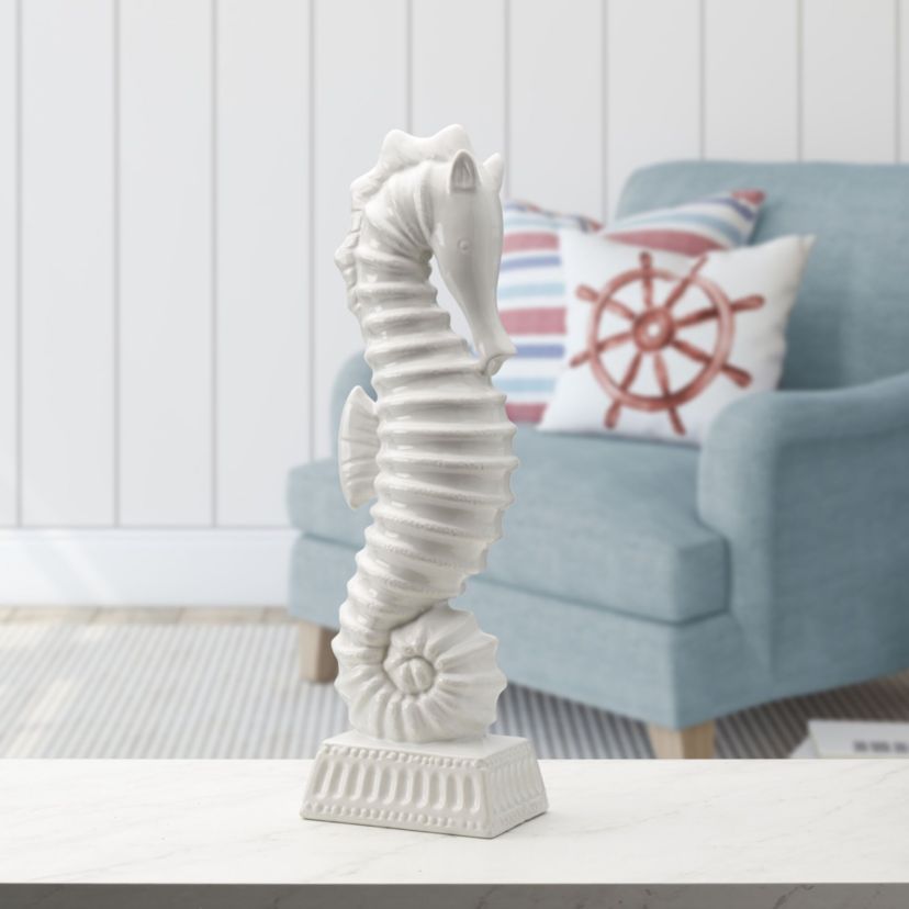 Coastal Home Medium Seahorse Figurine