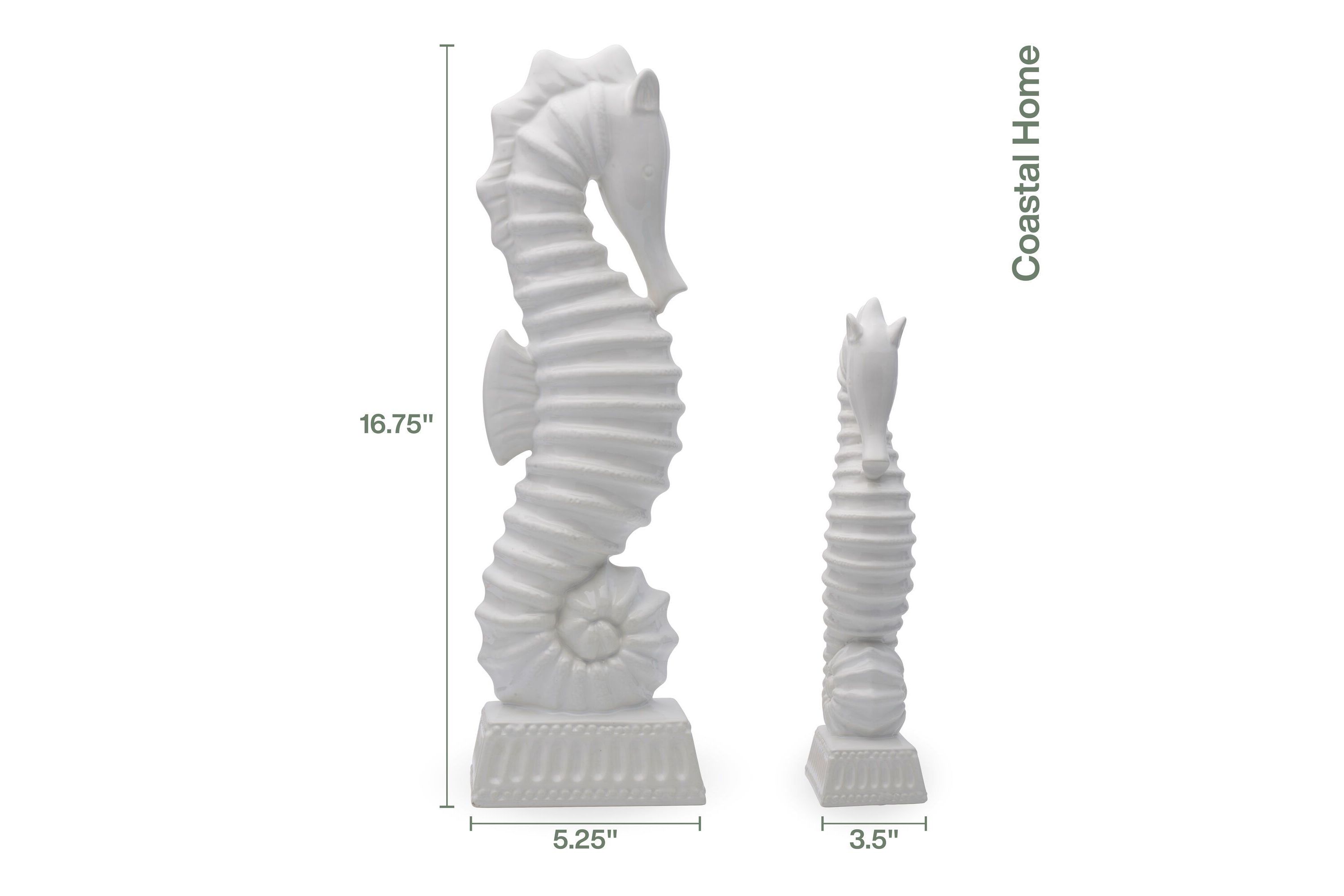 Coastal Home Medium Seahorse Figurine