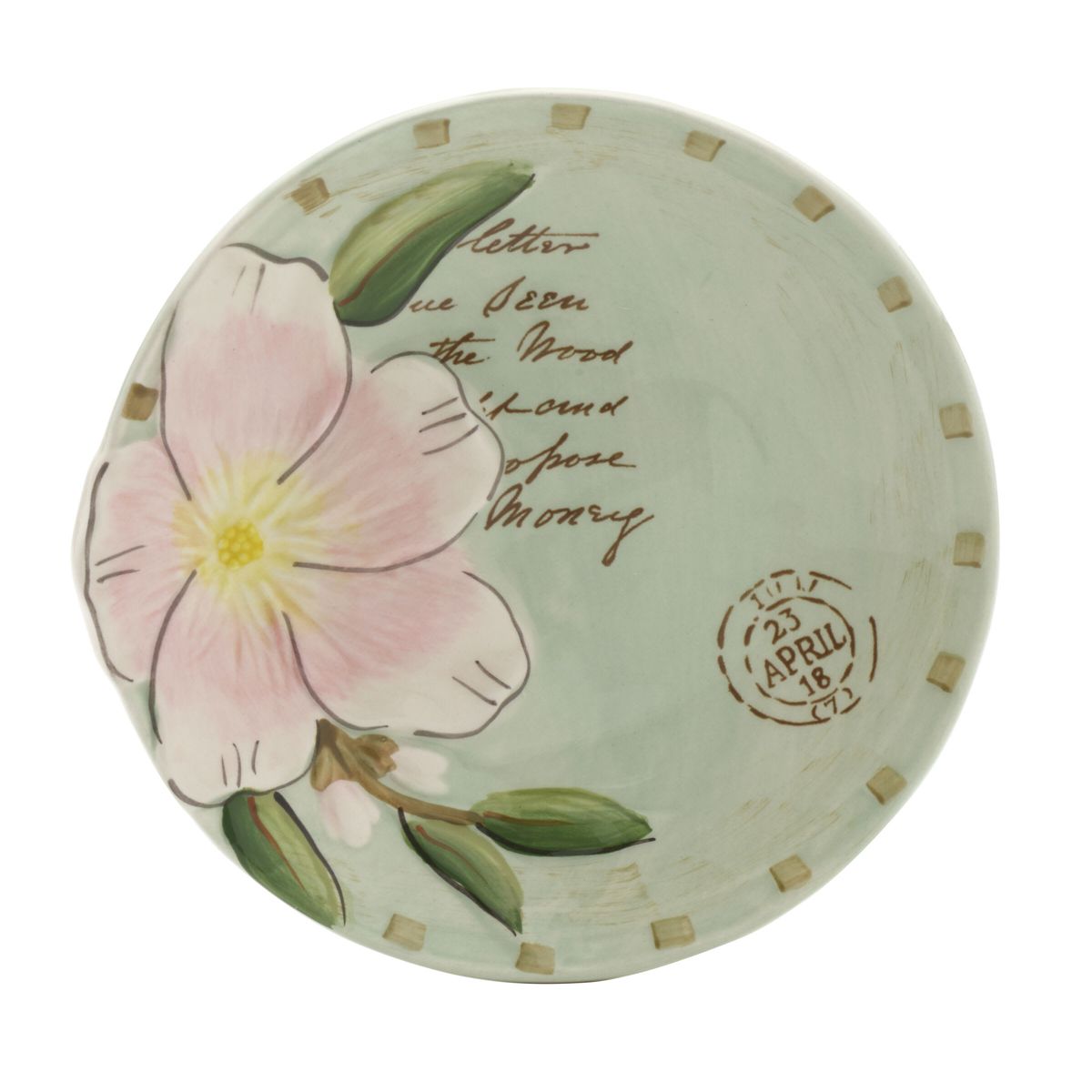 Toulouse Set of 4 Appetizer Plate, Green