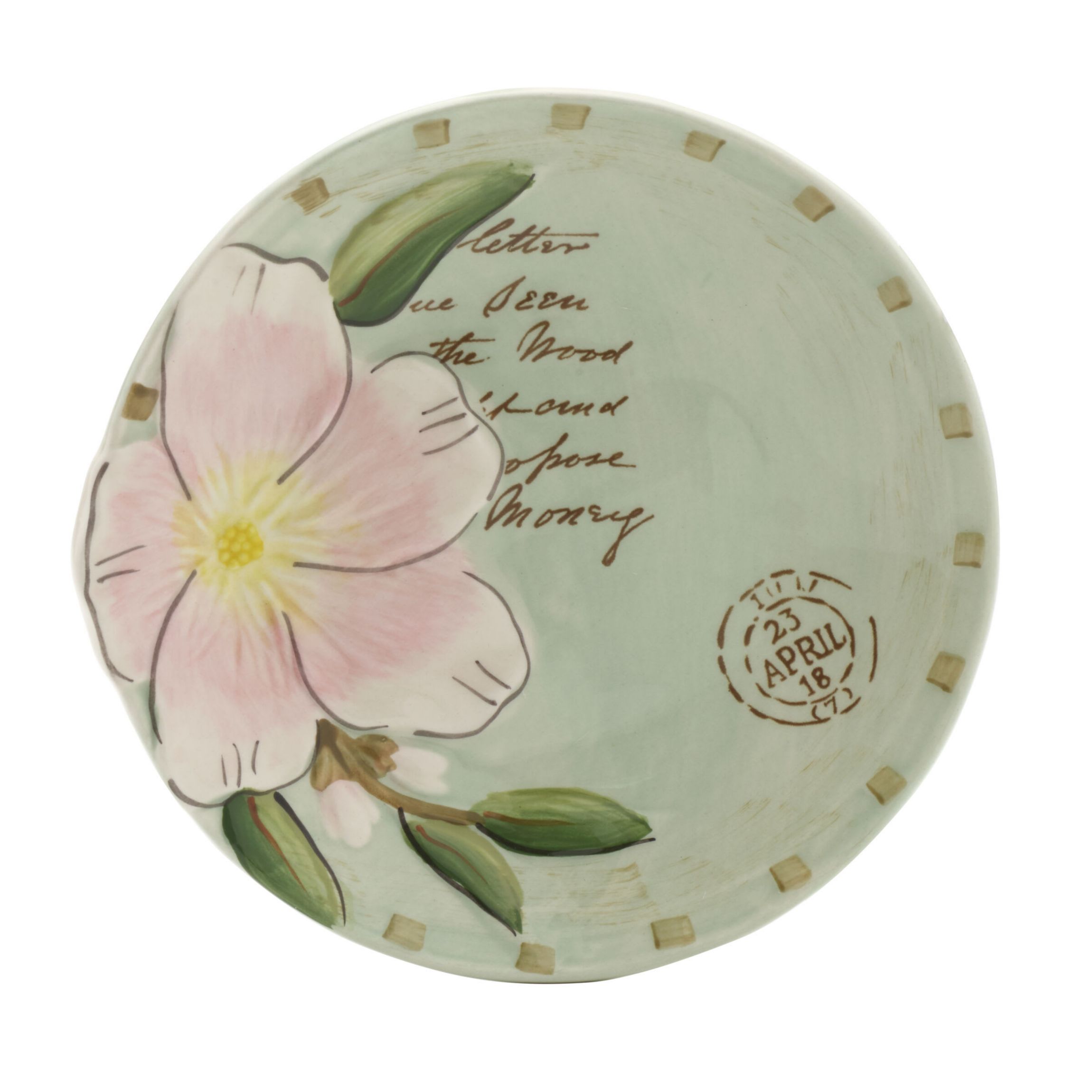 Toulouse Set of 4 Appetizer Plate, Green