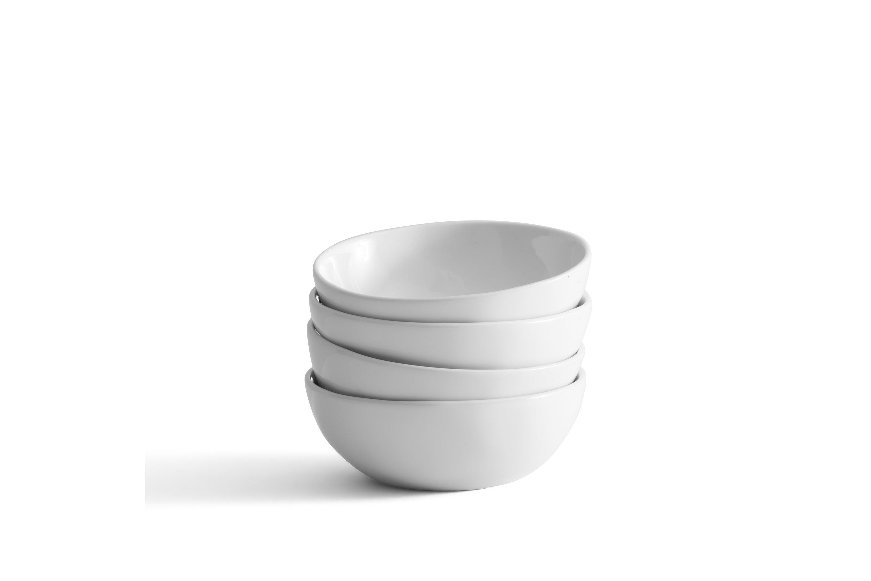 Everyday White by  Organic 21 Ounce Soup Cereal Bowls, Set of 4