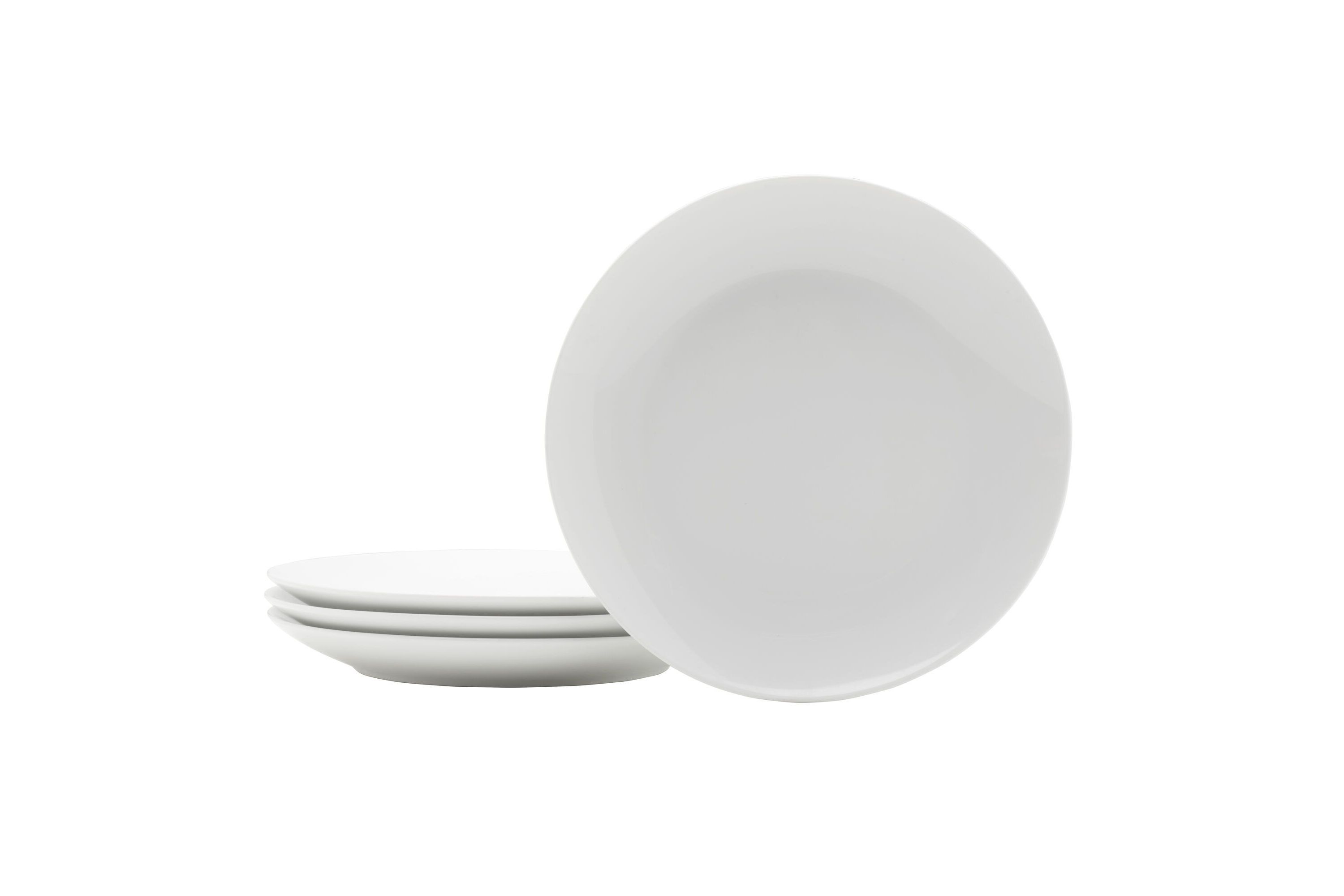 Everyday White by  Coupe 7.75 Inch Salad Plates, Set of 4