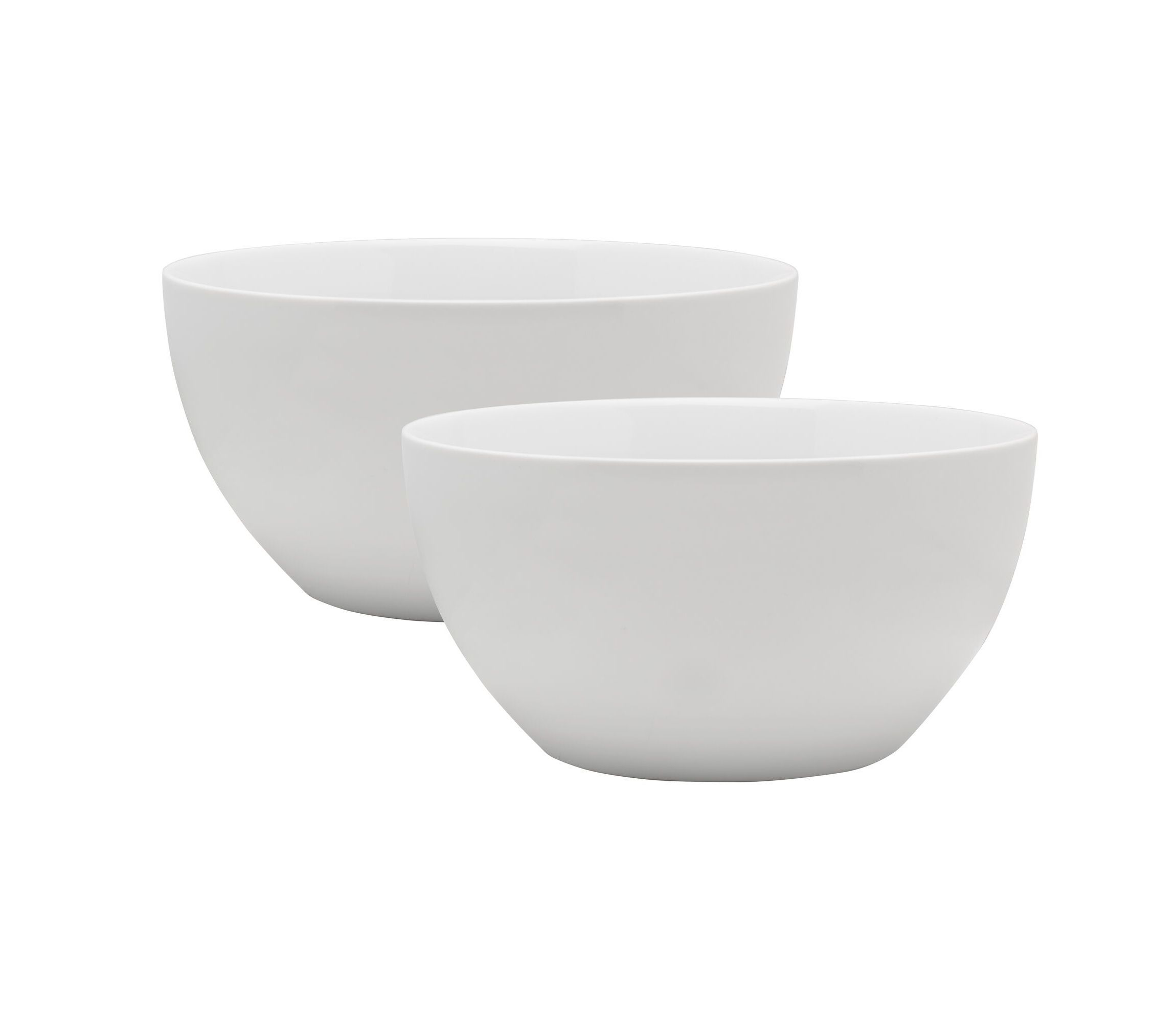 Everyday White by  Everyday Serving Bowls, Set of 2