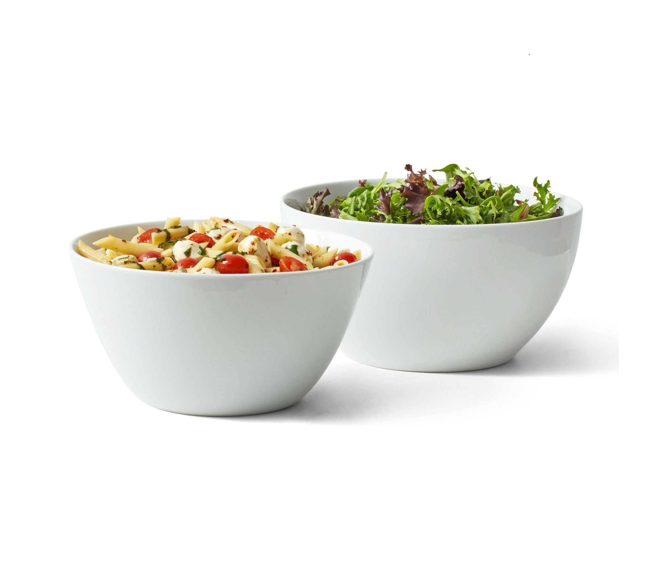 Everyday White by  Everyday Serving Bowls, Set of 2