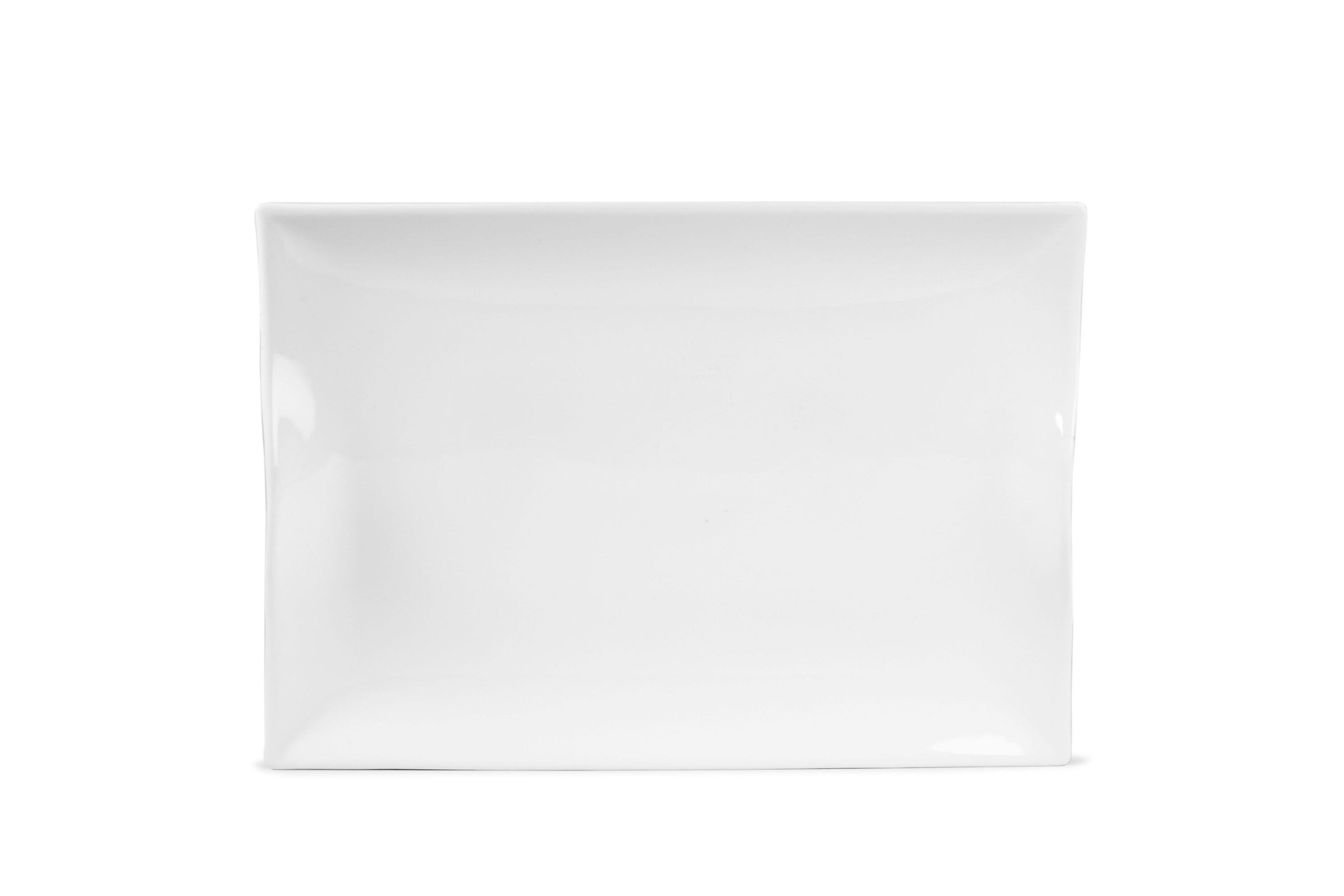 Everyday White by  Rectangular Handled Serving Platter, 18-Inch