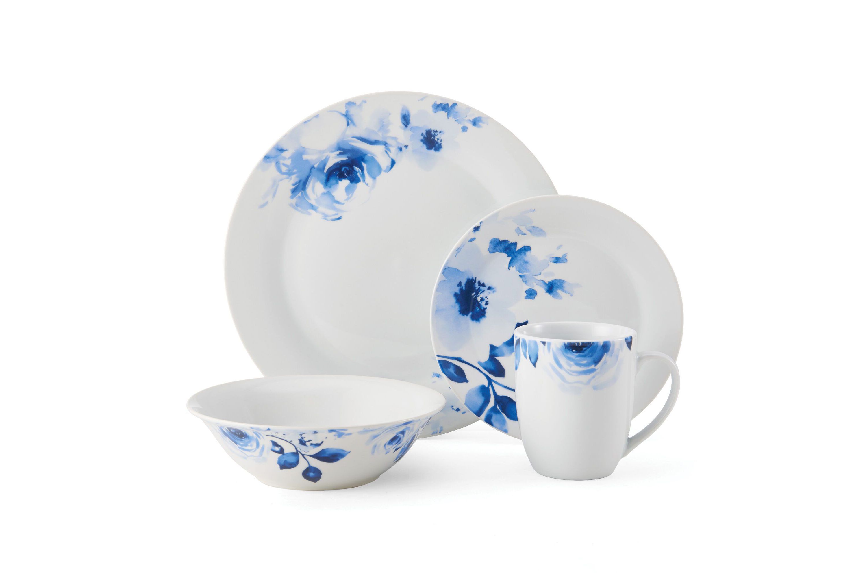 Bloom 32-Piece Dinnerware Set, Service for 8, Bloom Pattern