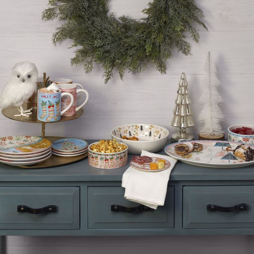 Cottage Christmas Large Serve Platter