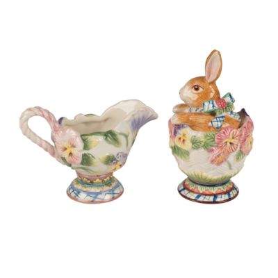 Halcyon Creamer and Sugar Bowl Set