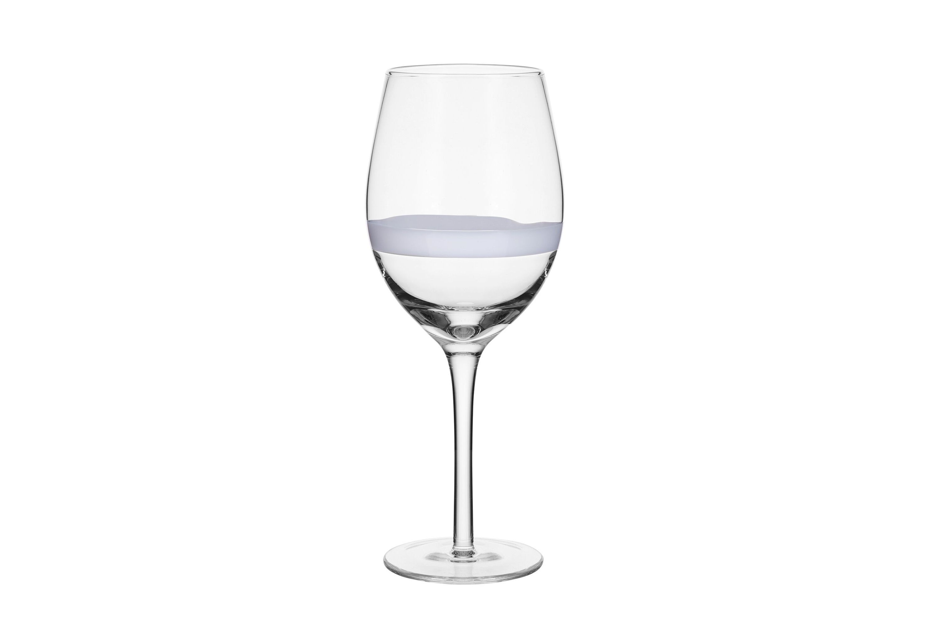 Everyday White by  Organic Band Set of 4 Red Wine Glasses, 20 Ounce, Clear