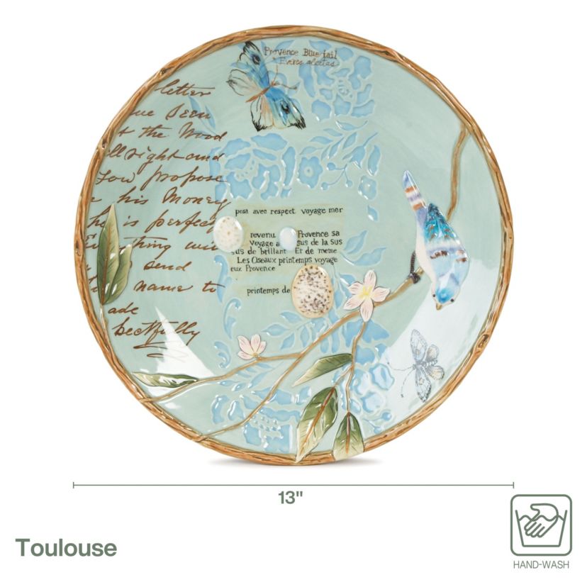 Toulouse Round Platter, 13 Inch